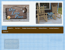 Tablet Screenshot of ourlittleplace.com